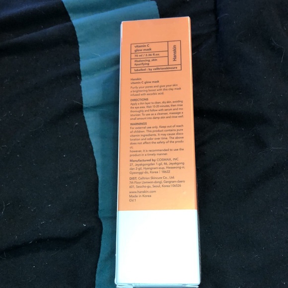 Hanskin vitamin C glow mask - Picture 2 of 3